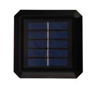 Green Blue Lámpara LED solar para poste con sensor crepuscular, luz blanca cálida 3200 K | cubierta en forma de sobre | el producto no requiere etiqueta energética (101 x 101 x 63 mm, GB128 WW)