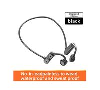 (Green) Bone Conduction Headphones Bluetooth Wireless Waterproof Comfortable Wear Open Ear Hook Light Weight Earphones