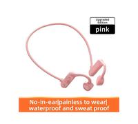 (Green) Bone Conduction Headphones Bluetooth Wireless Waterproof Comfortable Wear Open Ear Hook Light Weight Earphones