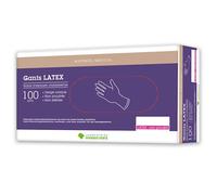 Green Brand Pro Guante de Examen Ambidiestro Sin Polvo Látex Talla S 100 unidades