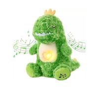 (green)Breathing Plush-Breathing Dinosaur, Baby Sound Machine Soothe Snuggle Dinosaur