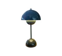 (Green)Bud-shaped table lamp, rechargeable in macaron colors, eye-protecting and energy-saving