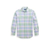 Green Camisa de cuadros Oxford Custom Fit XS