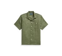 Green Camisa de lino Classic Fit XL