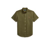 Green Camisa de lino Custom Fit M