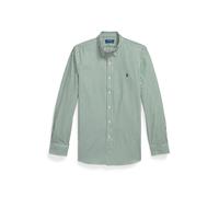 Green Camisa de popelina elástica Slim Fit XXL