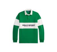 Green Camisa de rugby Polo Sport Big Fit L