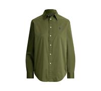 Green Camisa de sarga de algodón Classic Fit S