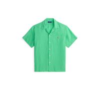 Green Camisa de sirsaca de lino Classic Fit XL
