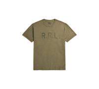 Green Camiseta con logotipo teñida en prenda M