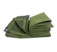 Green Canvas Tarp Sheet Waterproof Tarpaulin Heavy Duty Multipurpose Covers with Reinforced Eyelets for Outdoor Caravan Rainproof Canopy Tent (Size : 2x2m)