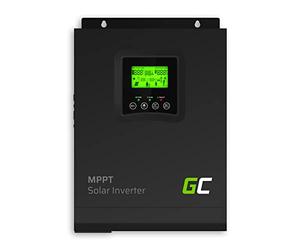 Green Cell® 1000W/2000W 1kW 12V 220V/230V Onda Pura Solar Inversor Inverter con Controlador de Carga Regulador Solar Charger MPPT Cargador Fotovoltaico Convertidor de Poder, Trasformatore