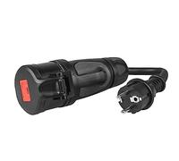 Green Cell Adaptador CEE 16A 5P 400V a Toma Schuko 230V, Longitud de 40 cm, Grado de protección IP44, Cable 3x2,5 mm2, Potencia máxima 3,7 kW, para Cargadores EV y Herramientas de Taller, Negro