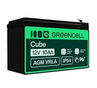 Green Cell AGM Battery Lead Acid 12V 10Ah Maintenance Free for UPS and - Battery - 10000 mAh