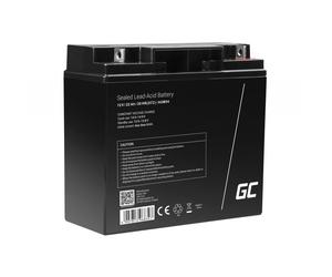 Green Cell AGM 12V 22Ah VRLA Battery Gel deep cycle scooter mower boat barge