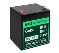 Green Cell AGM 12V 5Ah VRLA Batería de Plomo para Cajas y Balanzas