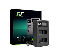 Green Cell® AHBBP-501 Cargador para GoPro AHDBT-501 Batería y HERO5 HERO6 Black/Silver Cámaras (2.5W 4.35V 0.6A Negro)