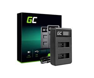 Green Cell® AHBBP-501 Cargador para GoPro AHDBT-501 Batería y HERO5 HERO6 Black/Silver Cámaras (2.5W 4.35V 0.6A Negro)