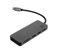 Green Cell AK50 hub de interfaz USB 3.2 Gen 1 (3.1 Gen 1) Type-C Plata