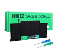 Green Cell Batería A1496 A1405 A1377 para Apple MacBook Air 13 A1369 A1466 (2010, 2011, 2012, 2013, 2014, 2015, 2017) Portátil (7200mAh 7.6V Negro)