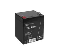 Green Cell Batería AGM VRLA 12V 5Ah - Batería sellada sin Mantenimiento para Sistemas de Alarma, UPS y Dispositivos electrónicos - Alta Durabilidad y Rendimiento confiable