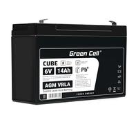 Green Cell 6V 14Ah AGM Battery - Battery - 14000 mAh