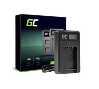 Green Cell BC-TRX - Cargador para Sony Action CAM NP-BX1 batería y Cyber Shot DSC-HX50V HX300 HX400 RX100II RX100MII RX100V RX100V RX100V VII WX300 HDR-AS10 AS15 (2,5 W, 4,8 V, 0,6 A), Color Negro
