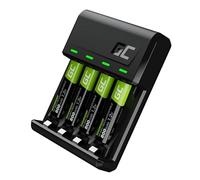 Green Cell Cargadores Marca Modelo Zestaw ładowarka GC VitalCharger i 4X Baterie Akumulatorki AAA HR03 800mAh