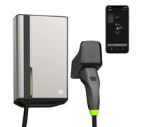 Green Cell GC HabuDen Wallbox 22kW 32A 7.5m Type 2 Charging Cable Intelligent EV Charging Station with GC App Bluetooth WiFi Compatible with All Electric Cars e Car Home Charging with 22kW / 11kW /