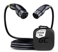 Green Cell EVKABGC04 Snap Cable Tipo 2 para carga de EV 11kW 7m para Tesla Model 3 S X Y, Kia EV6, VW ID.4, ID.5, BMW i4, iX, Ford Mach-E