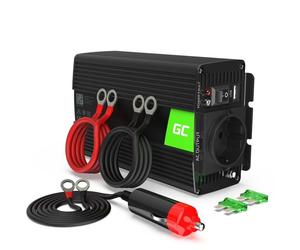 Green Cell INV01Adaptador/Inversor de Corriente 300W Negro