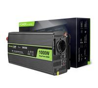 Green Cell INV09 adaptador e inversor de corriente Auto 1000 W Negro