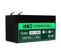 Green Cell Recambio de Batería Gel AGM 12V 1.3Ah Rechargeable Pila Sellada de Plomo ácido batería sin Mantenimiento Batería de Reemplazo para Sistemas de Alarma Antirrobo Video vigilancia