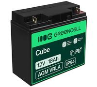 Green Cell AGM Battery 12V 18Ah - Battery - 18000 mAh