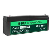 Green Cell Recambio de Batería Gel AGM 12V 2.3Ah Rechargeable Pila Sellada de Plomo ácido batería sin Mantenimiento Batería de Reemplazo para Eléctrico Coche Sistema de Respaldo Hogar Alarma