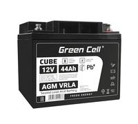 Green Cell Recambio de Batería Gel AGM 12V 44Ah Rechargeable Pila Sellada de Plomo ácido batería sin Mantenimiento Batería de Reemplazo para Sillas de Ruedas Solar Carro de Golf