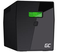 Green Cell SAI Sistema de alimentación ininterrumpida UPS Potencia 2000VA (1200W) 230V Fuente de alimentación Continua Line Interactive senoidal AVR USB/RJ45 4X Schuko IEC Tomas con Pantalla LCD