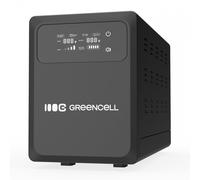 Green Cell UPSLPPC1000 Sistema de Alimentación Ininterrumpida AVR UPS 1500VA 1000W PowerCore 12 VDC con pantalla LCD
