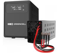 Green Cell UPSLPPC1200 Sistema de Alimentación Ininterrumpida AVR UPS 2000VA 1200W PowerCore 24 VDC con pantalla LCD