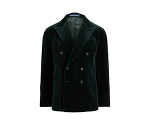 Green Chaqueta Polo de terciopelo Tailored Fit EU 52