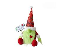 Green Christmas Faceless Elf Dwarf Doll Christmas Decorations for Home Merry Christmas Ornament (Color : A Size