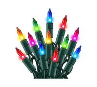 (Green) Christmas Mini String Lights, 50 Led Light Up Fairy Lights With Ul Certified