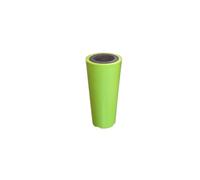 Green City Up XXS - Florero Redondo (con Anillo, PVC), Color Verde y Gris
