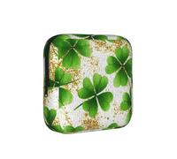 Green Clover - Bolsa de almacenamiento de servilletas sanitarias, discreto soporte para toallas sanitarias, organizador portátil femenino para mujeres, adolescentes, viajes y escuela
