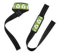 Green Clover - Correas de levantamiento de pesas para tazas de cerveza de 26 pulgadas, correas de entrenamiento de muñeca resistentes para levantamiento de pesas,