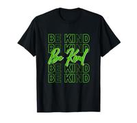 Green Color Be Kind-x5 Green Graphic Camiseta