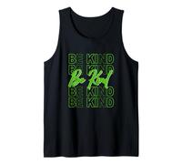 Green Color Be Kind-x5 Green Graphic Camiseta sin Mangas