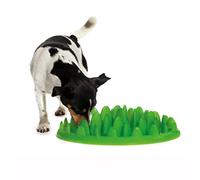 Green Comedero Interactivo para Perros pequeños y Cachorros | Tamaño S | Ralentiza el tiempo de alimentación y ayudar a la digestion. Comedero antivoracidad