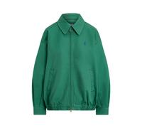 Green Cortavientos de algodón Oversize S