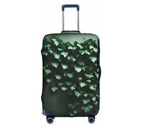 Green Creeper - Funda para equipaje lavable, resistente a los arañazos, para equipaje de 18 a 32 pulgadas, Blanco, L